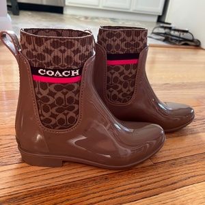 Women's Natural Rivington Signature Knit Rain Boots
